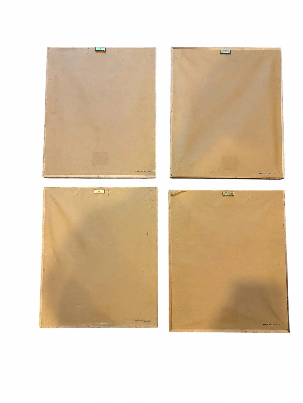 Home Accents Gold Ornate Wall Picture Frame Set Nature - Gold Finish (Set of 4)